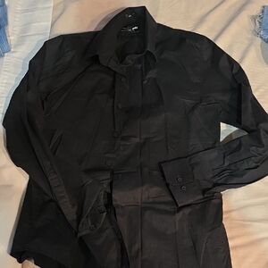 Express Black Cotton Shirt